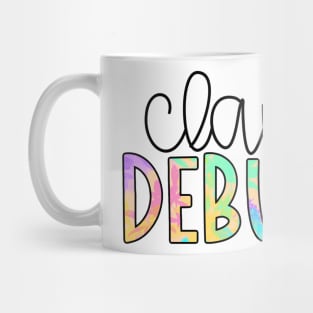 Claude Debussy Neon Splatter Mug